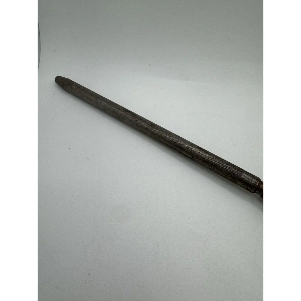 Vintage Butterscotch Bakelite Handle Honing Steel Knife Sharpener MCM 11.25